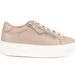 Women Jones Bootmaker Amaliada Leather Platform Trainers -