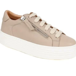 Women Jones Bootmaker Amaliada Leather Platform Trainers -