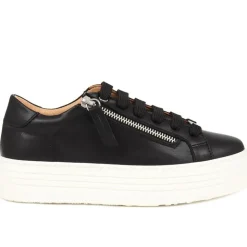 Women Jones Bootmaker Amaliada Leather Platform Trainers -