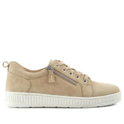 Women Jones Bootmaker Azure Leather Wide-Fit Trainers -