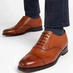 Jones Bootmaker Barnet Goodyear Welted Leather Oxford Shoes -