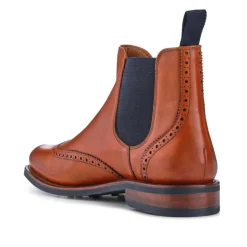 Jones Bootmaker Barrett Leather Wingtip Chelsea Boots -