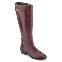 Women Jones Bootmaker Calina Leather Heeled Long Boots -