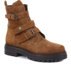 Women Jones Bootmaker Casimira Buckle Biker Boots -
