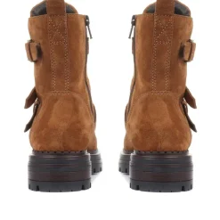 Women Jones Bootmaker Casimira Buckle Biker Boots -