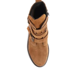 Women Jones Bootmaker Casimira Buckle Biker Boots -