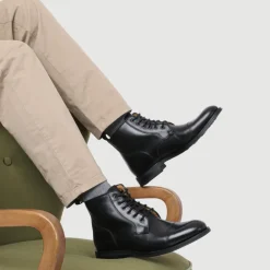 Jones Bootmaker Chalkwell Smart Leather Lace-Up Boots -