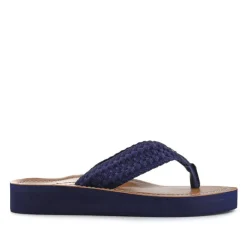 Women Barbour Chunky Soled Toe Post Sandals -