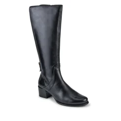 Women Jones Bootmaker Dancer Premium Leather Calf-Length Boots -