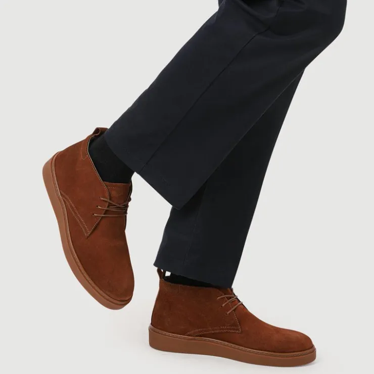 Jones Bootmaker Dane Leather Lace-Up Boots -