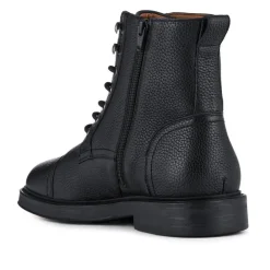 Jones Bootmaker Davide Leather Wide-Fit Military Boots -