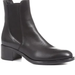 Women Jones Bootmaker Doria Heeled Leather Chelsea Boots -
