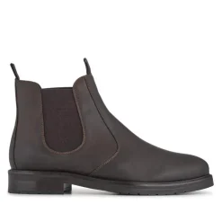 Jones Bootmaker Emile Wide Fit Leather Slip-On Boots -