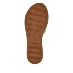 Women Jones Bootmaker Emillina Leather Buckle Mule Sandals -