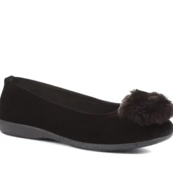 Women Jones Bootmaker Erika Pom Pom Slippers -