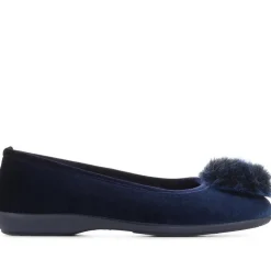 Women Jones Bootmaker Erika Pom Pom Slippers -