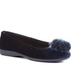 Women Jones Bootmaker Erika Pom Pom Slippers -