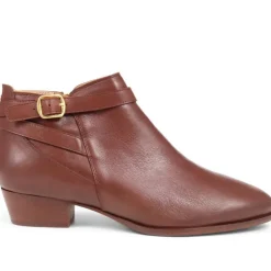 Women Jones Bootmaker Fairlop Leather Heeled Ankle Boots -