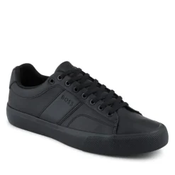 Hugo Boss Faux-Leather Trainers -