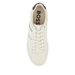Hugo Boss Faux-Leather Trainers -