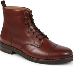 Jones Bootmaker Finch Leather Lace-Up Boots -