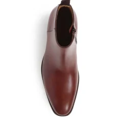 Jones Bootmaker Flaxen Leather Ankle Boots -