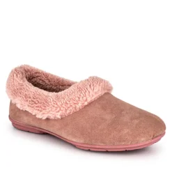 Women Jones Bootmaker Frostie Suede Leather Full Slippers -
