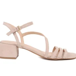 Women Jones Bootmaker Ginette2 Heeled Leather Sandals -