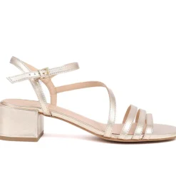 Women Jones Bootmaker Ginette2 Heeled Leather Sandals -
