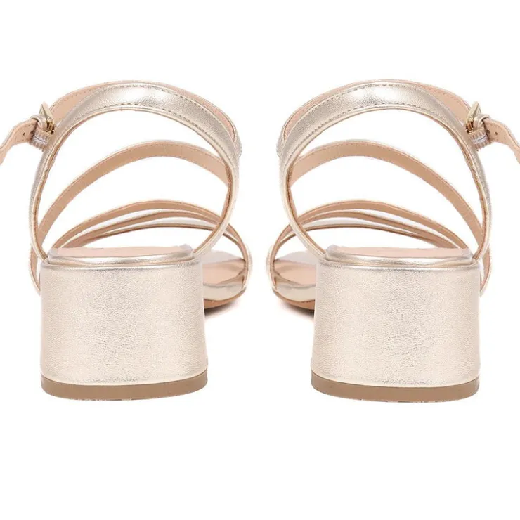 Women Jones Bootmaker Ginette2 Heeled Leather Sandals -