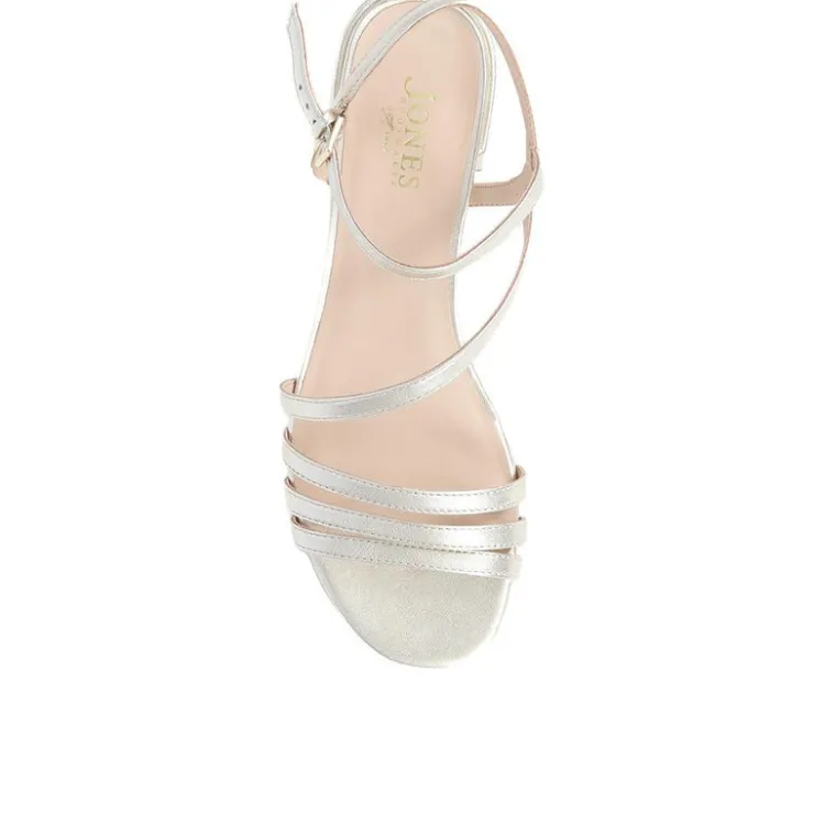 Women Jones Bootmaker Ginette2 Heeled Leather Sandals -