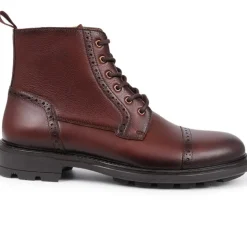 Jones Bootmaker Guiseley Leather Lace-Up Boots -