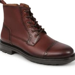 Jones Bootmaker Guiseley Leather Lace-Up Boots -