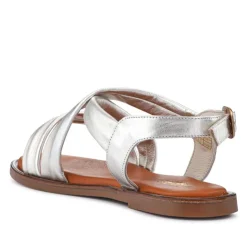 Women Jones Bootmaker Haliwide Leather Wide-Fitting Sandals -