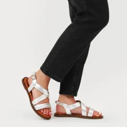 Women Jones Bootmaker Haliwide Leather Wide-Fitting Sandals -