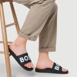 Hugo Boss Italian-Made Slides -