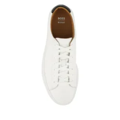 Hugo Boss Leather Lace Up Trainers -