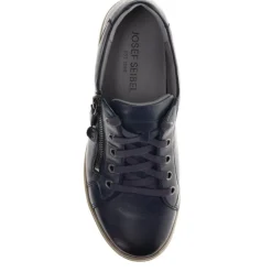 Women Josef Seibel Lace-Up Leather Trainers -