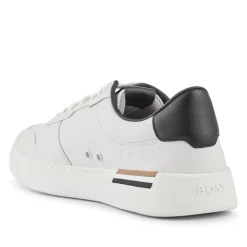 Hugo Boss Leather Cupsole Trainers -