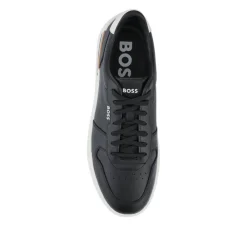 Hugo Boss Leather Cupsole Trainers -