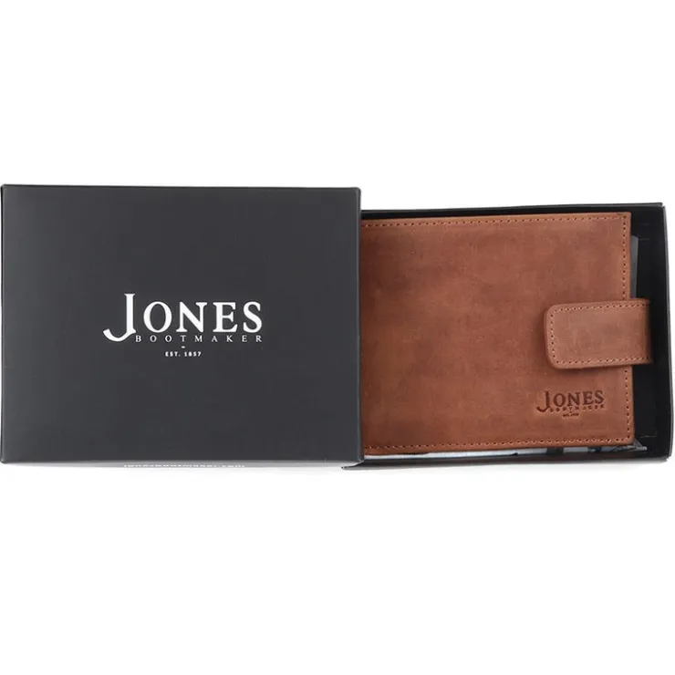 Jones Bootmaker Leather Fold Over Wallet -
