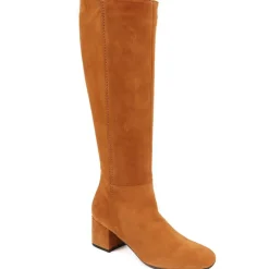 Women Jones Bootmaker Lou Lous Slim Calf Knee-High Suede Boots -