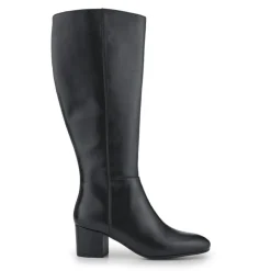 Women Jones Bootmaker LouLou1 Large Calf Fit Leather Long Boots -