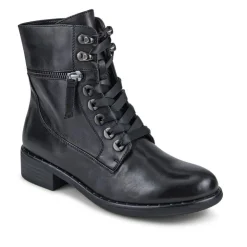Women Jones Bootmaker Margarita Leather Lace-Up Ankle Boots -