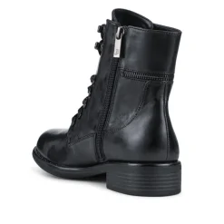 Women Jones Bootmaker Margarita Leather Lace-Up Ankle Boots -