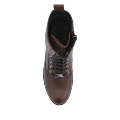Women Jones Bootmaker Maura Leather Block Heel Boots -