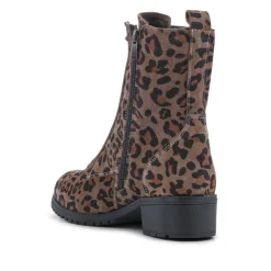 Women Jones Bootmaker Maura Leather Block Heel Boots -