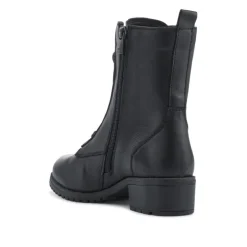 Women Jones Bootmaker Maura Leather Block Heel Boots -