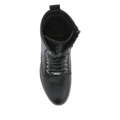 Women Jones Bootmaker Maura Leather Block Heel Boots -