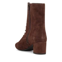 Women Jones Bootmaker Michie Leather Lace-Up Heels -
